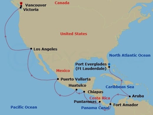 Cruise Map