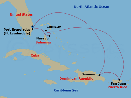 Cruise Map