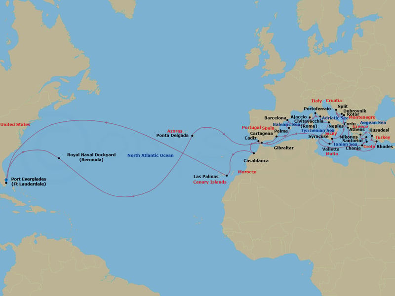 Cruise Map