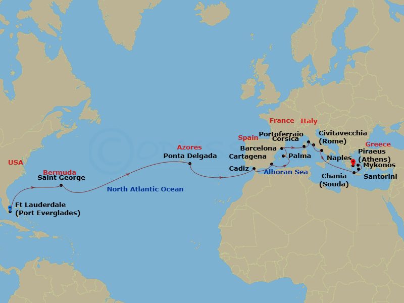 Cruise Map