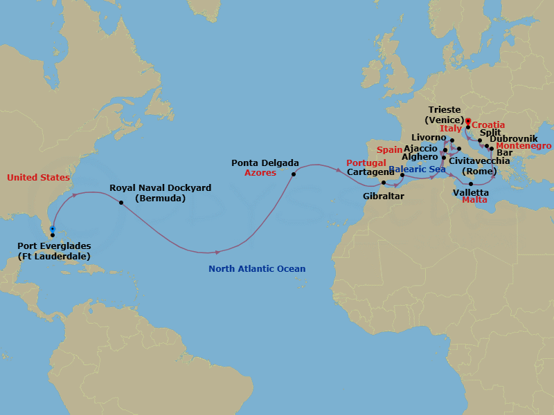 Cruise Map