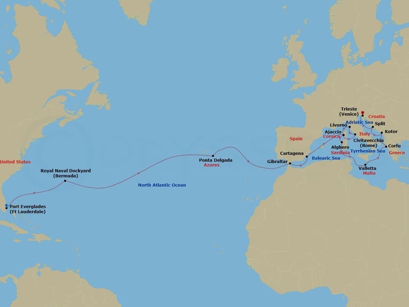 Cruise Map