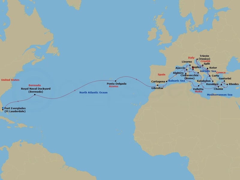 Cruise Map