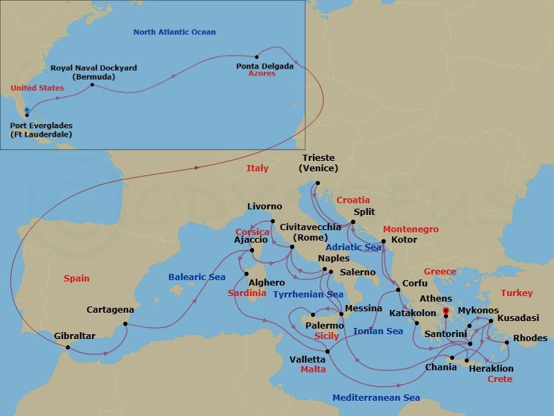 Cruise Map