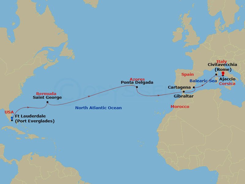 Cruise Map