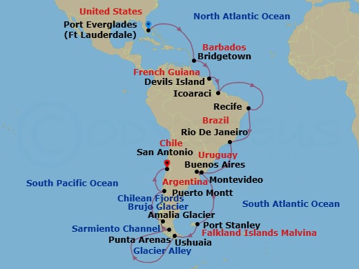 Cruise Map