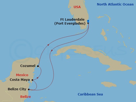 Cruise Map