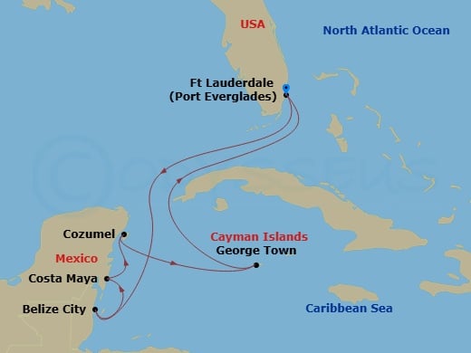 Cruise Map