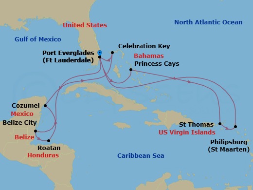Cruise Map