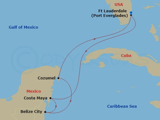 Cruise Map