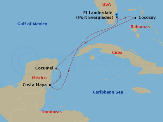 Cruise Map