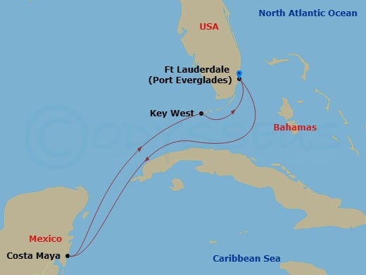 Cruise Map