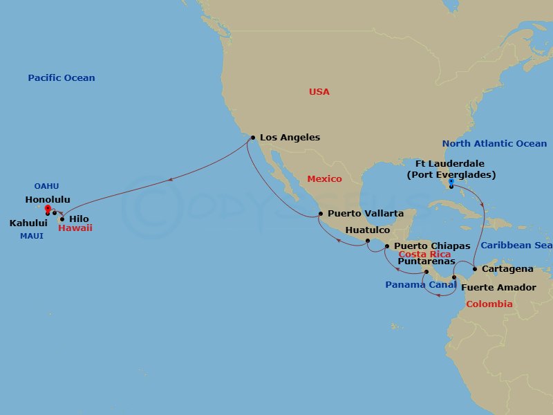 Cruise Map