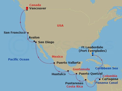 Cruise Map