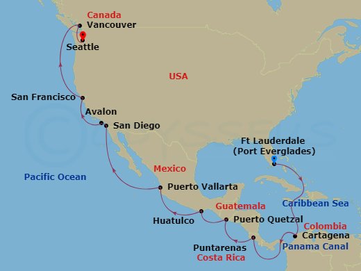 Cruise Map