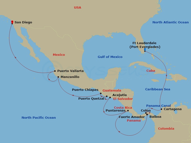 Cruise Map
