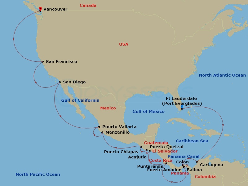 Cruise Map