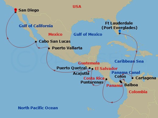 Cruise Map