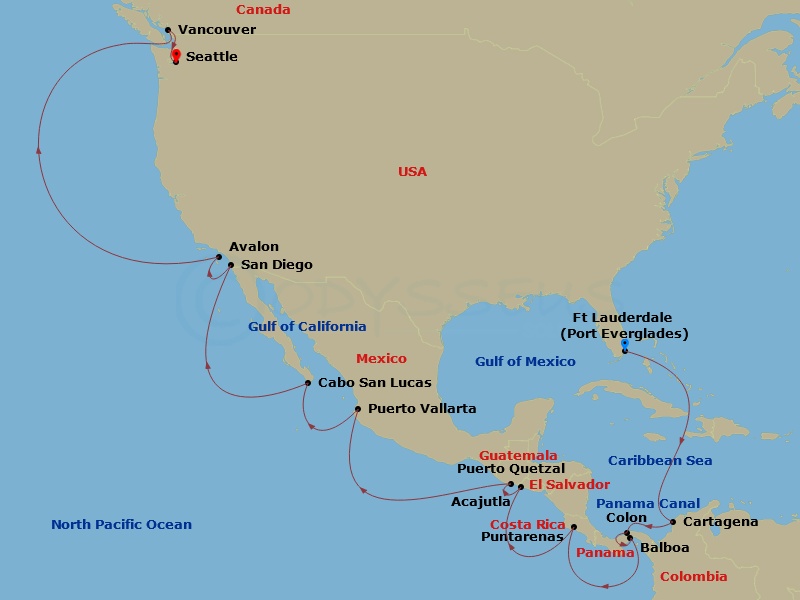 Cruise Map