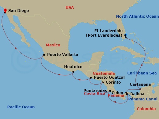 Cruise Map