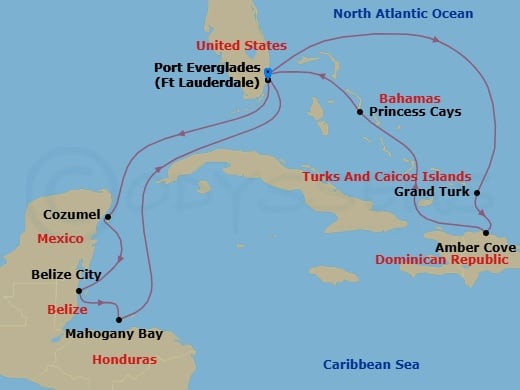 Cruise Map