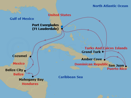 Cruise Map