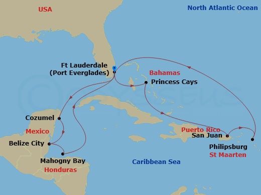 Cruise Map