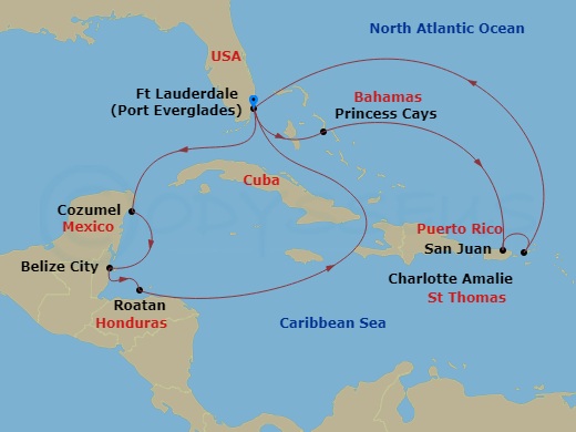 Cruise Map