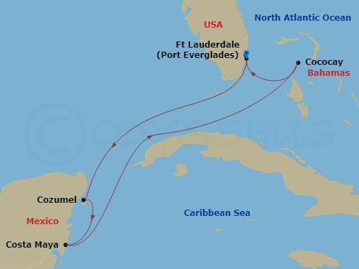 Cruise Map