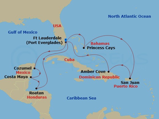 Cruise Map