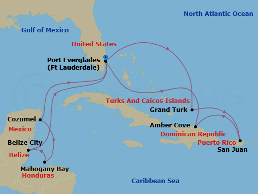 Cruise Map