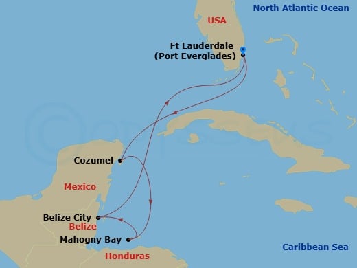 Cruise Map