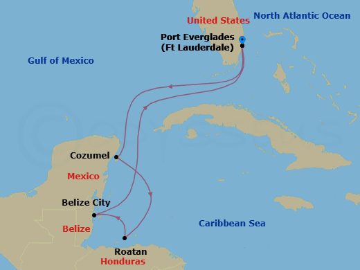 Cruise Map