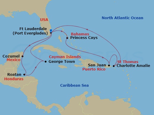 Cruise Map