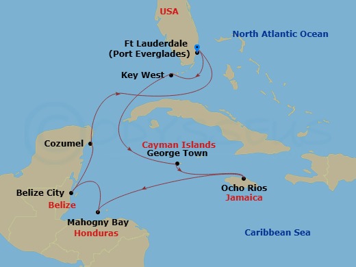 Cruise Map