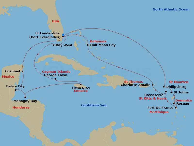 Cruise Map