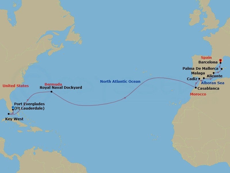Cruise Map