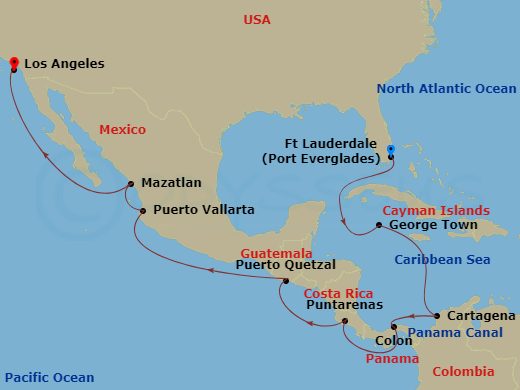 Cruise Map