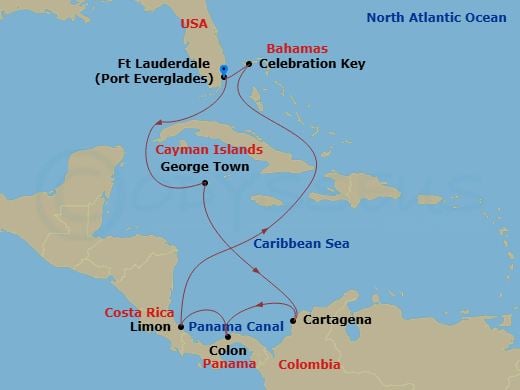 Cruise Map