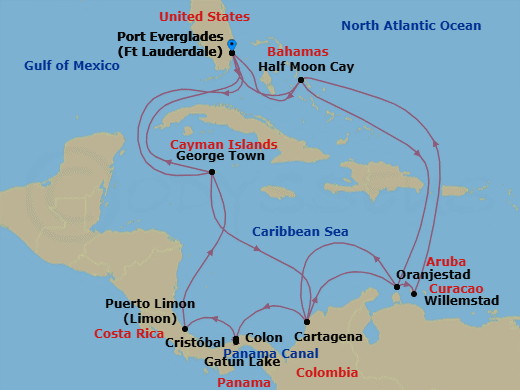 Cruise Map