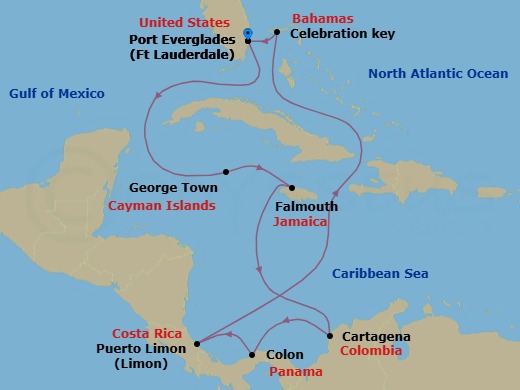 Cruise Map