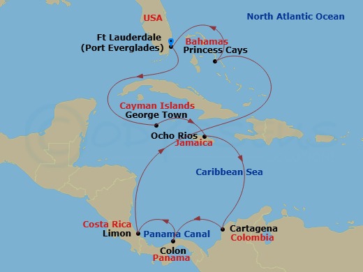 Cruise Map