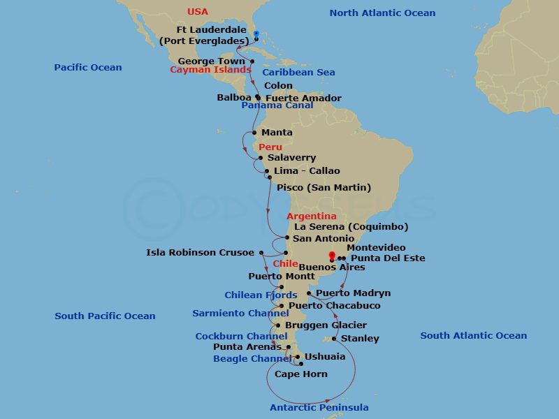 Cruise Map