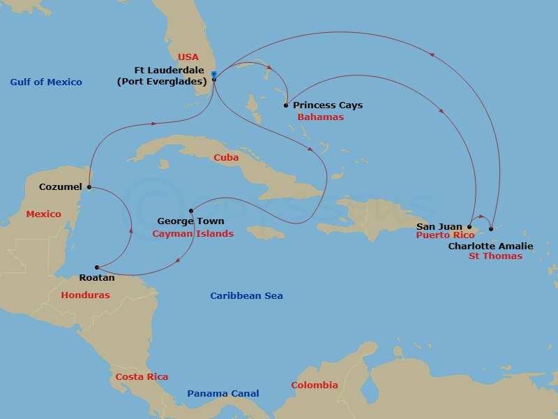Cruise Map