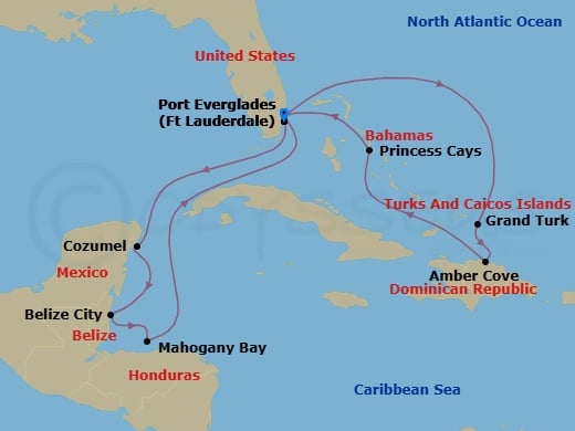 Cruise Map