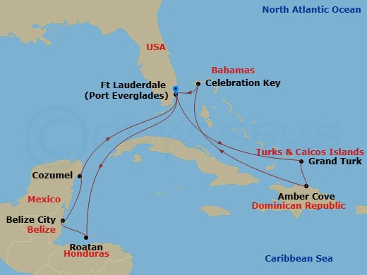 Cruise Map