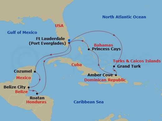 Cruise Map