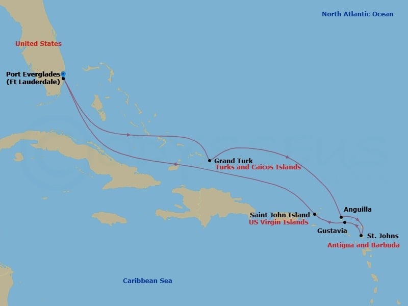 Cruise Map