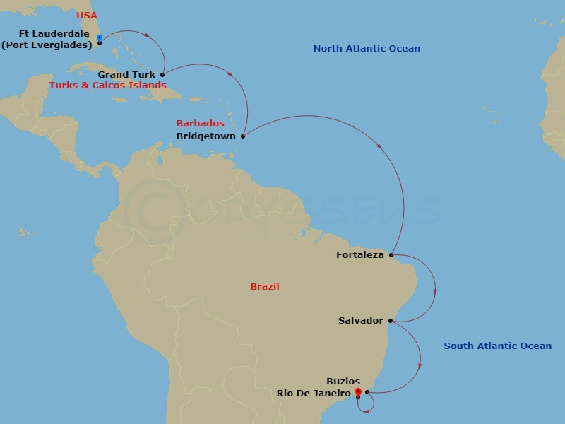Cruise Map