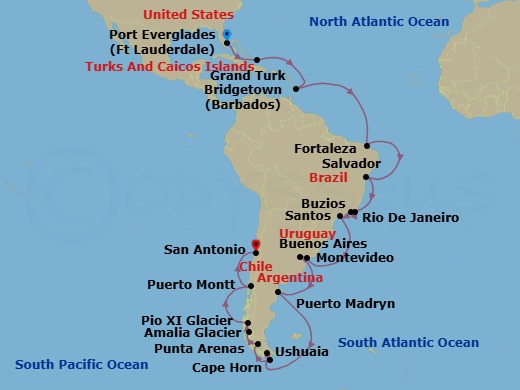 Cruise Map
